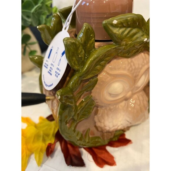 Bath & Body Works Fall Autumn “Sleepy Owl” Soap Holder-New with Flaws - Picture 9 of 12